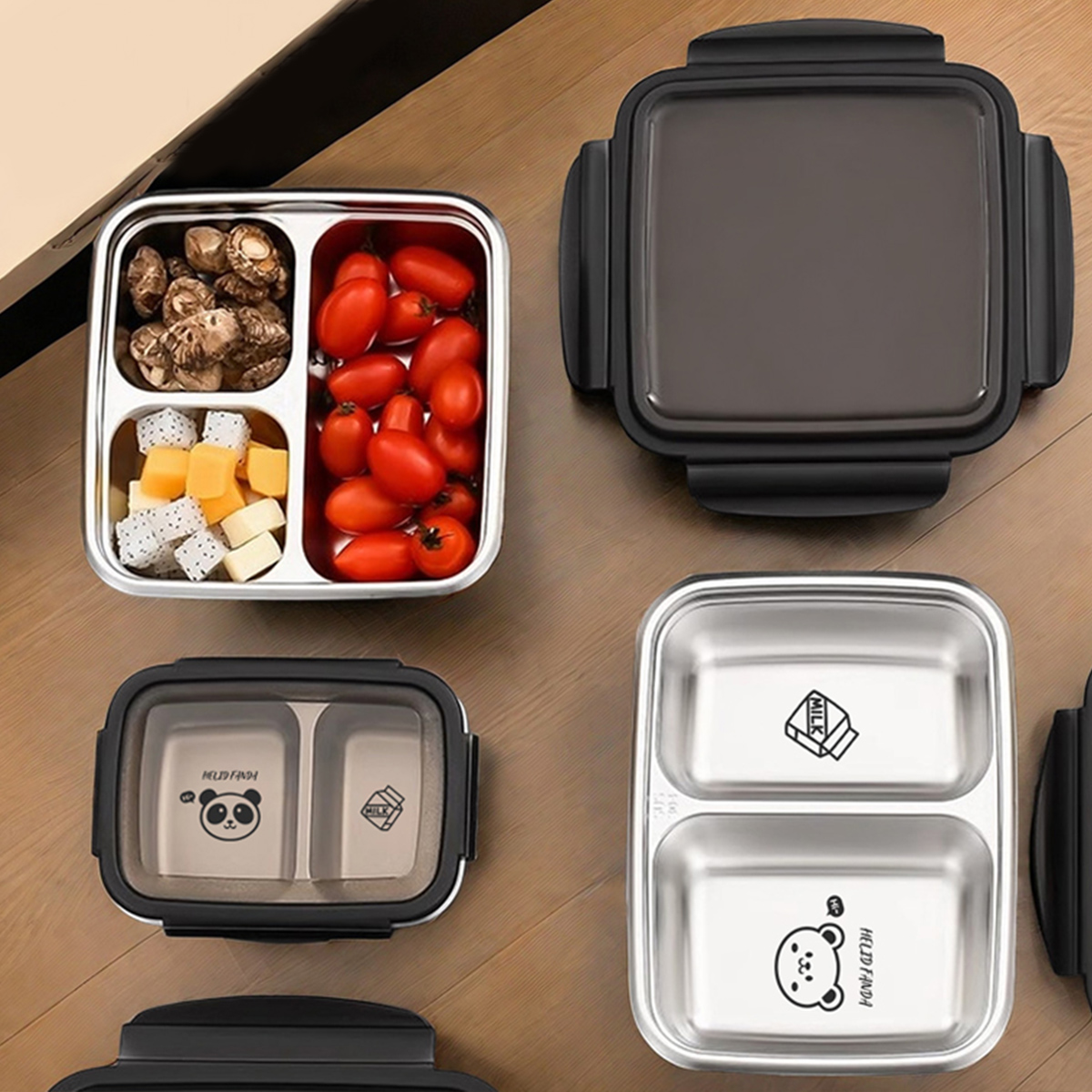 Meal Prep Bowl - WORTHBUY 2/3 شبكات 304 صندوق غداء