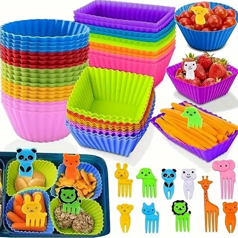 Meal Prep Template - ● 12/24 قطعة من فواصل علب