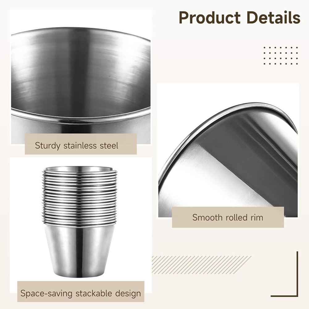 Sauce Dipping Cup - J1UL1N، مجموعة من 60 قطعة من