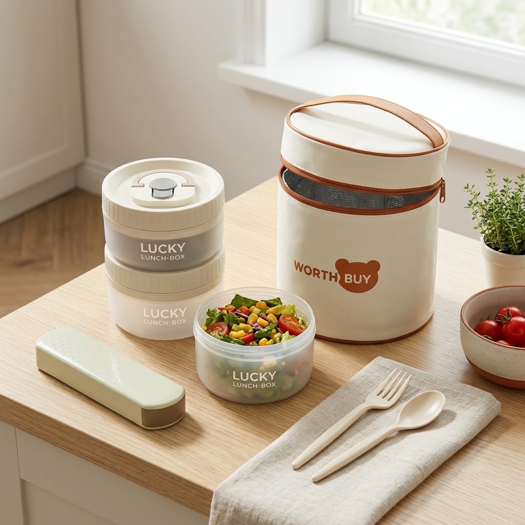 Meal Prep Or Prep Meal - علبة طعام دائرية قابلة للتسخين في