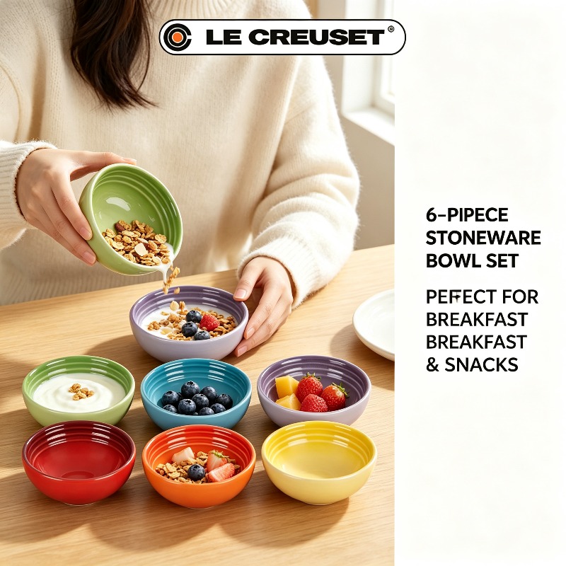 مجموعة LE CREUSET المكونة من 6 - مراجعة Meal Prep Bowl وسعره
