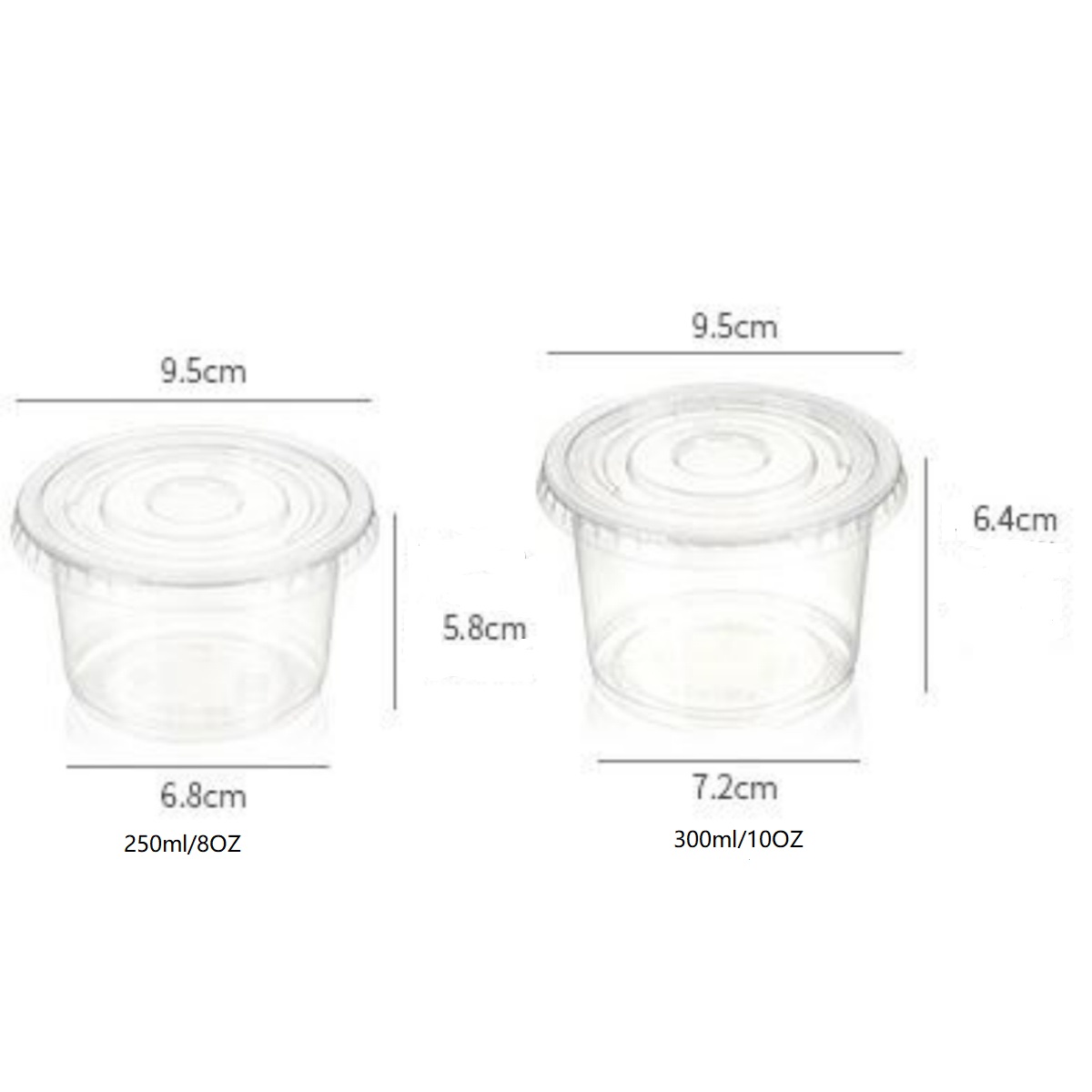 أكواب بلاستيكية للبارفيه سعة 8 - مراجعة Sauce Dipping Cup وسعره