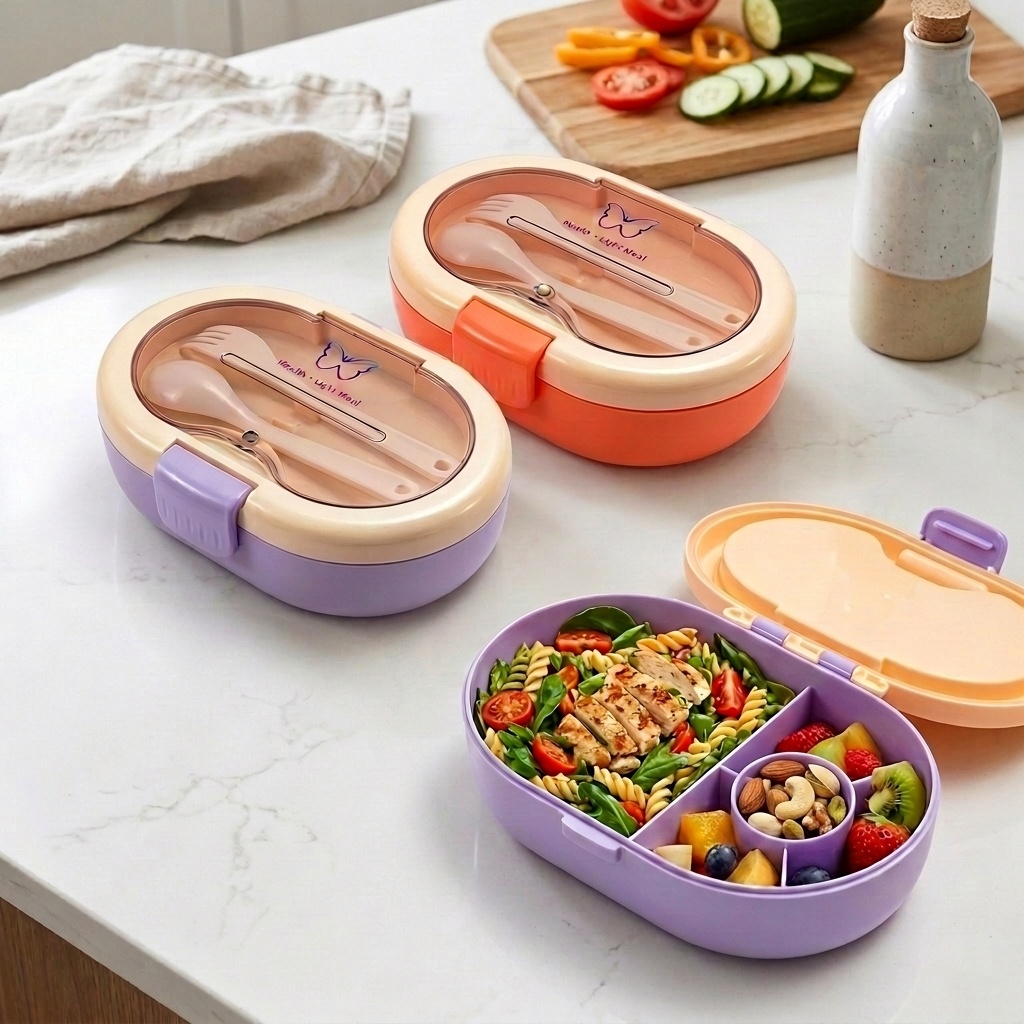 علبة طعام بلاستيكية بنتو مع أق - مراجعة Meal Prep Or Prep Meal وسعره